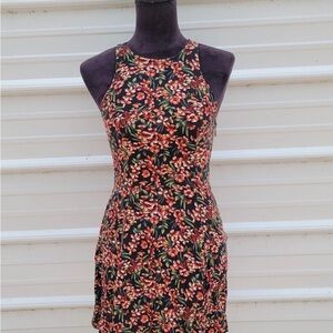Hollister Black Floral Mini Dress